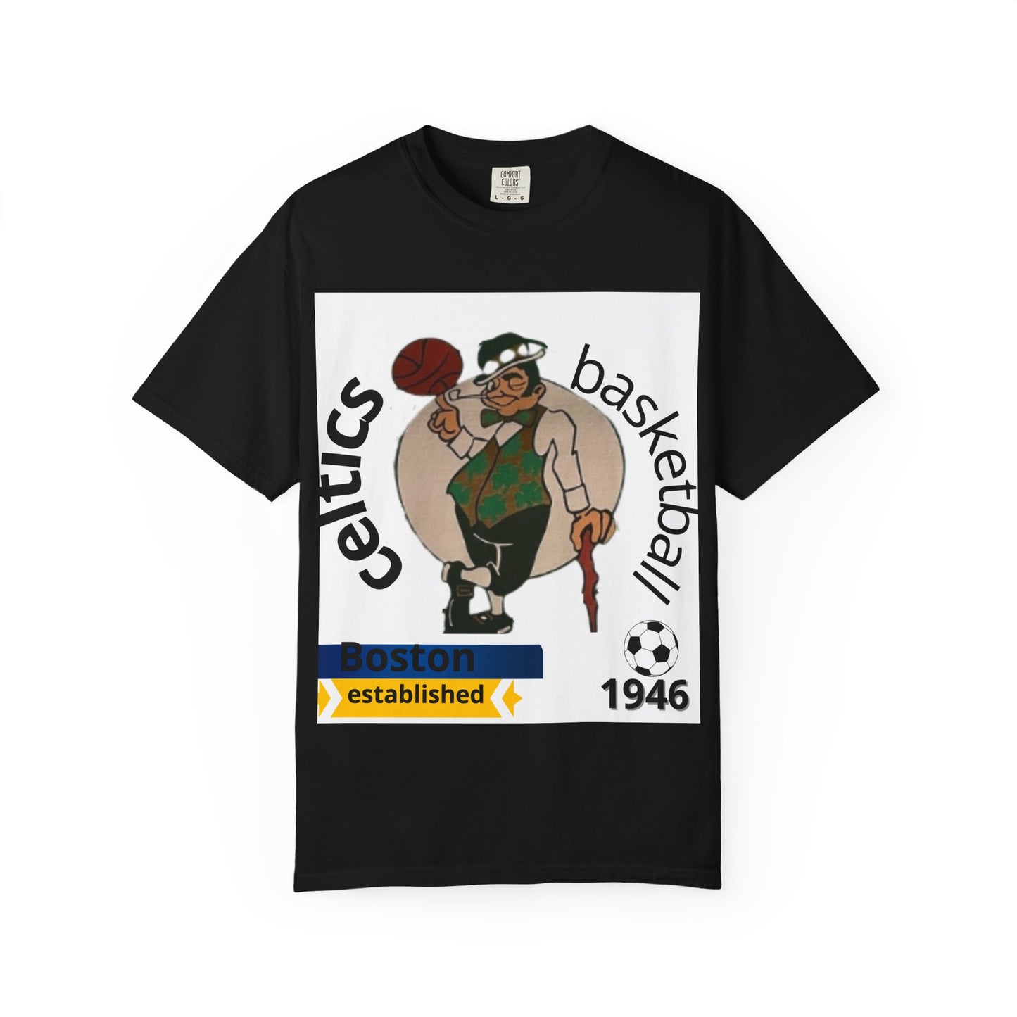 Boston Celtics Legends Tribute Unisex T-shirt - Comfort Colors Tee for Adults and Teens, Espíritu, Sports Fan Apparel, Basketball Gift,