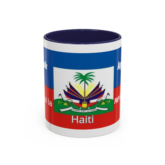 Coffee Mug, Haitian Coffee KPK Kanal La Pap Kanpe Design, Tea Cup, Ceramic Mug, Hot Beverage Mug, Kitchen Decor, Office Mug, Unique Gift