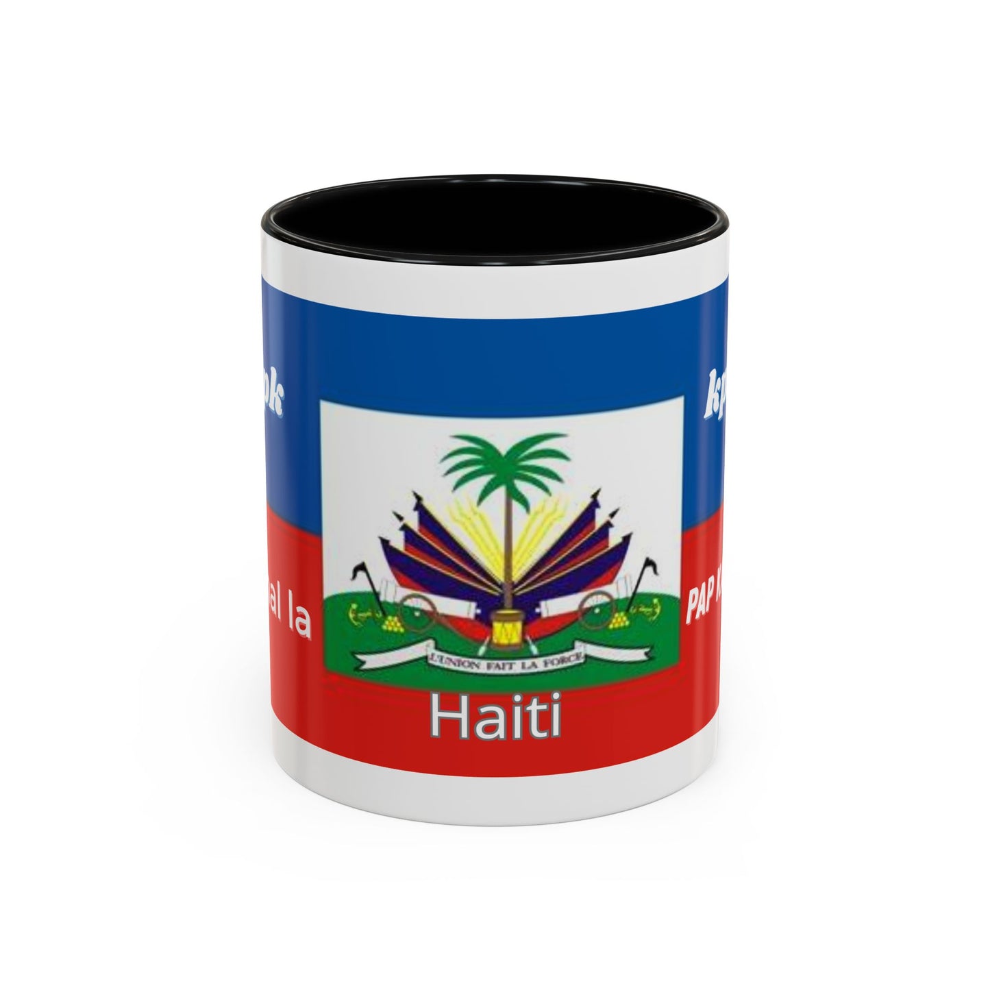 Coffee Mug, Haitian Coffee KPK Kanal La Pap Kanpe Design, Tea Cup, Ceramic Mug, Hot Beverage Mug, Kitchen Decor, Office Mug, Unique Gift