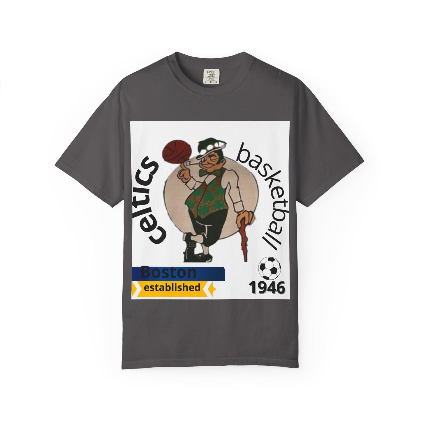 Boston Celtics Legends Tribute Unisex T-shirt - Comfort Colors Tee for Adults and Teens, Espíritu, Sports Fan Apparel, Basketball Gift,