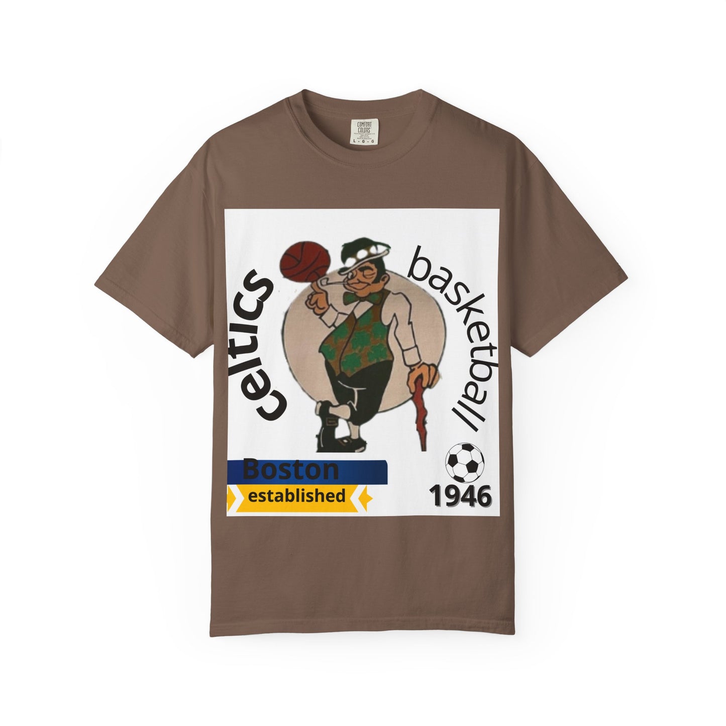 Boston Celtics Legends Tribute Unisex T-shirt - Comfort Colors Tee for Adults and Teens, Espíritu, Sports Fan Apparel, Basketball Gift,