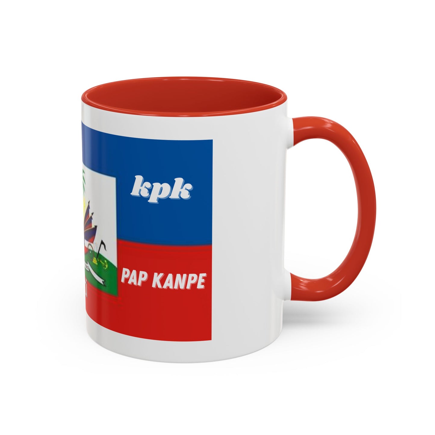 Coffee Mug, Haitian Coffee KPK Kanal La Pap Kanpe Design, Tea Cup, Ceramic Mug, Hot Beverage Mug, Kitchen Decor, Office Mug, Unique Gift