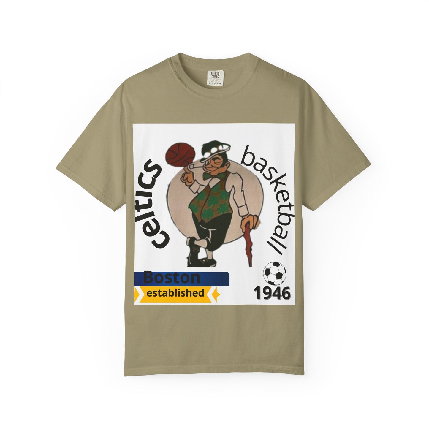 Boston Celtics Legends Tribute Unisex T-shirt - Comfort Colors Tee for Adults and Teens, Espíritu, Sports Fan Apparel, Basketball Gift,