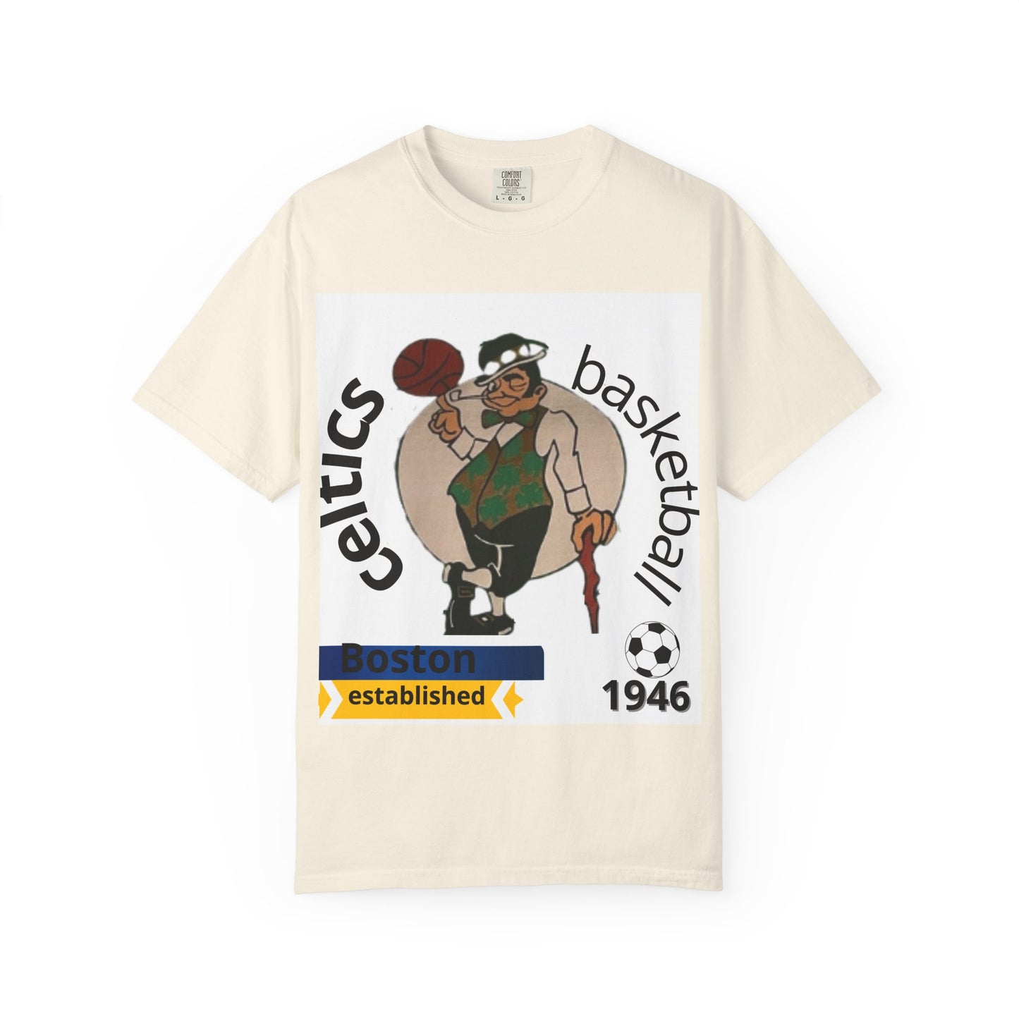 Boston Celtics Legends Tribute Unisex T-shirt - Comfort Colors Tee for Adults and Teens, Espíritu, Sports Fan Apparel, Basketball Gift,