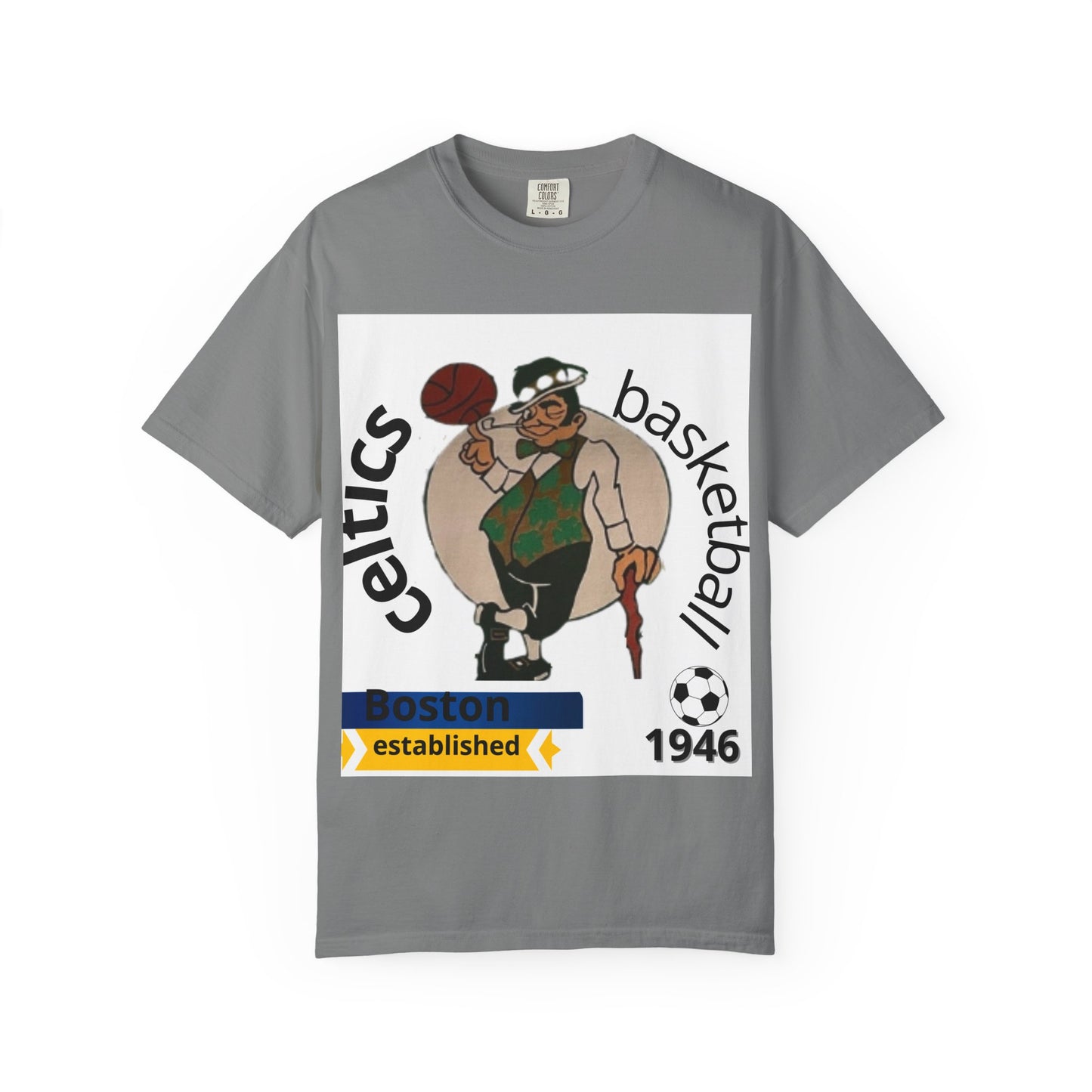 Boston Celtics Legends Tribute Unisex T-shirt - Comfort Colors Tee for Adults and Teens, Espíritu, Sports Fan Apparel, Basketball Gift,