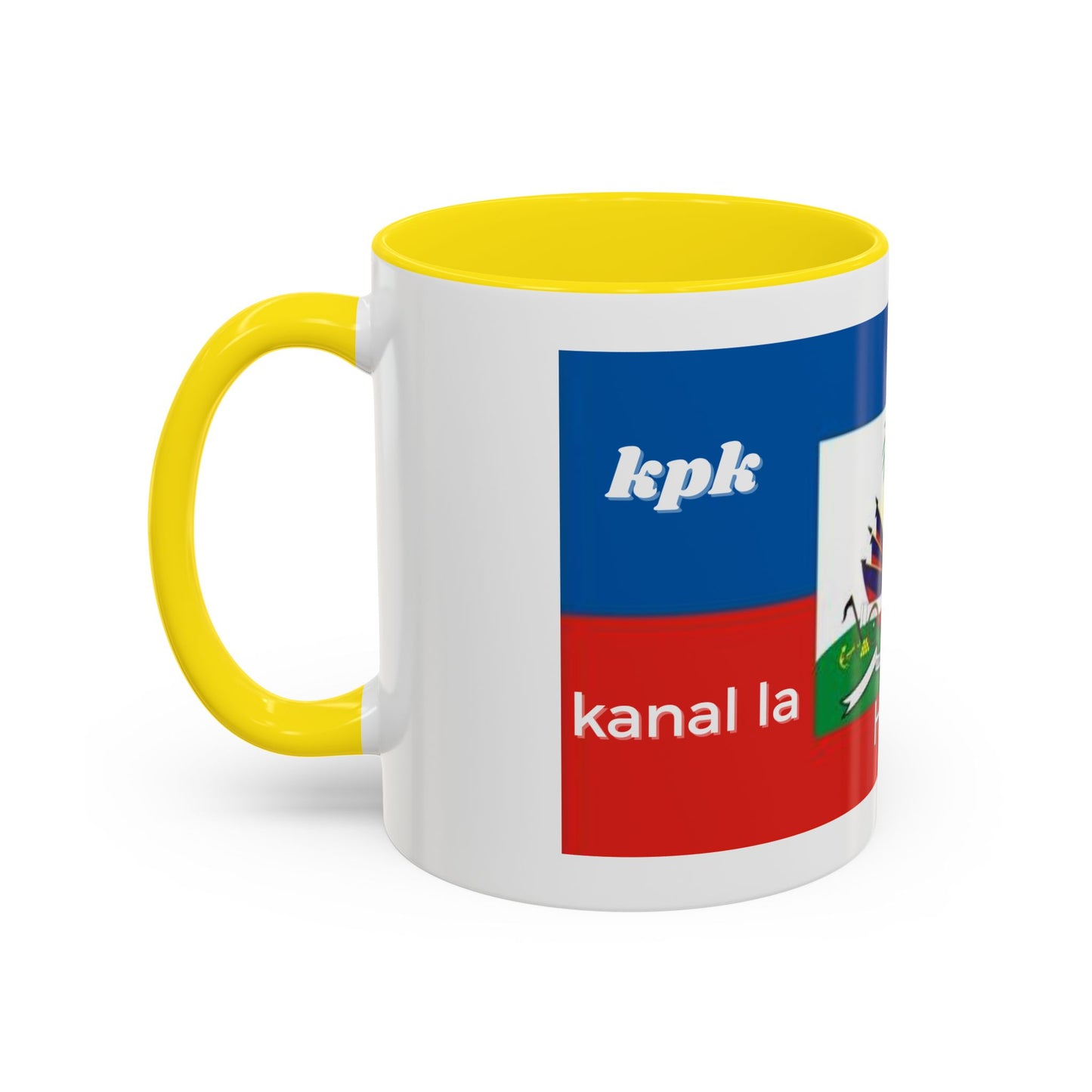 Coffee Mug, Haitian Coffee KPK Kanal La Pap Kanpe Design, Tea Cup, Ceramic Mug, Hot Beverage Mug, Kitchen Decor, Office Mug, Unique Gift