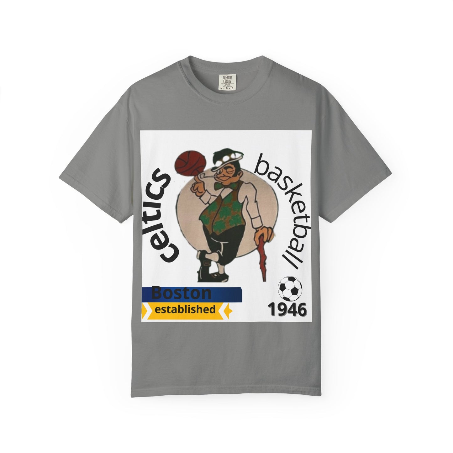 Boston Celtics Legends Tribute Unisex T-shirt - Comfort Colors Tee for Adults and Teens, Espíritu, Sports Fan Apparel, Basketball Gift,