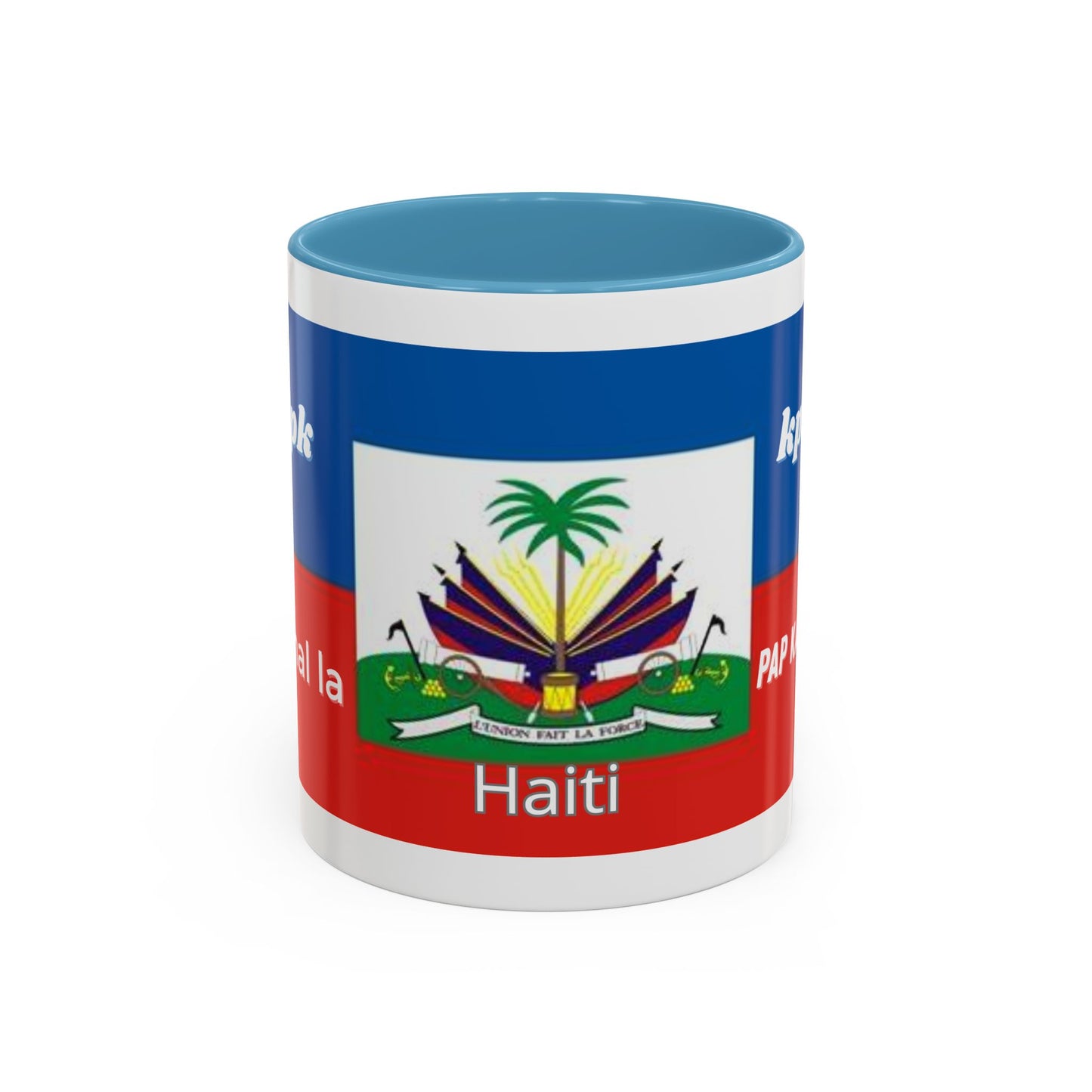 Coffee Mug, Haitian Coffee KPK Kanal La Pap Kanpe Design, Tea Cup, Ceramic Mug, Hot Beverage Mug, Kitchen Decor, Office Mug, Unique Gift