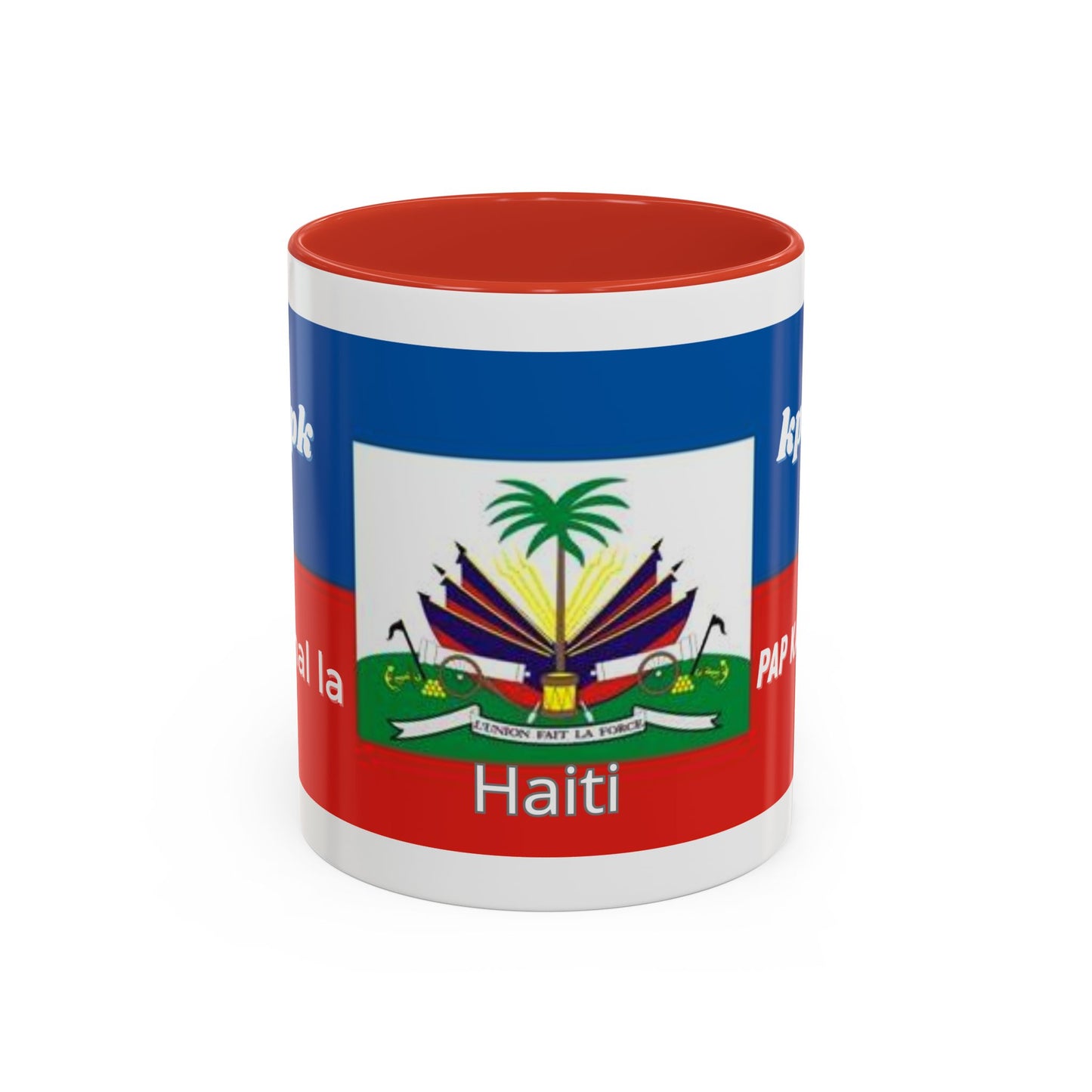 Coffee Mug, Haitian Coffee KPK Kanal La Pap Kanpe Design, Tea Cup, Ceramic Mug, Hot Beverage Mug, Kitchen Decor, Office Mug, Unique Gift