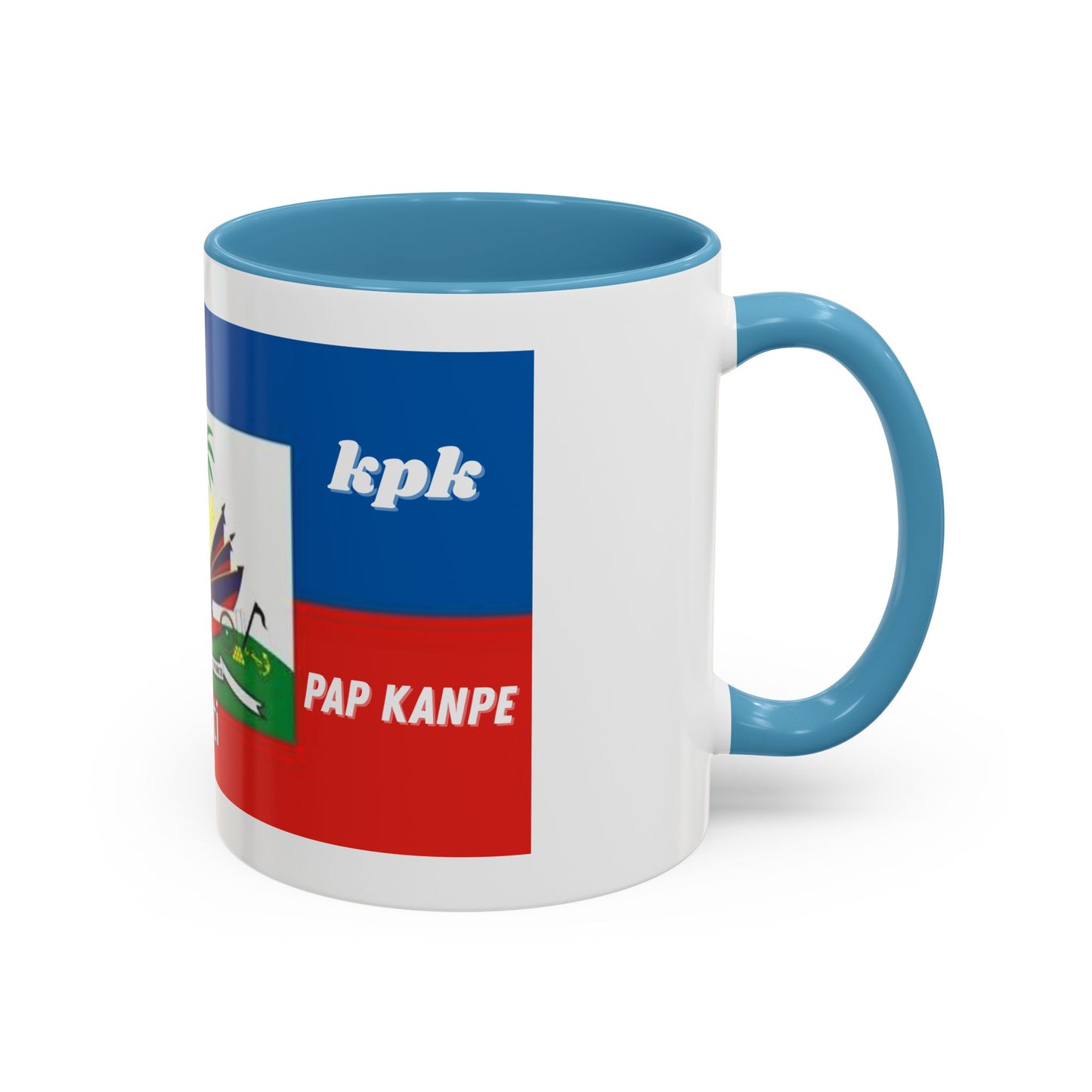 Coffee Mug, Haitian Coffee KPK Kanal La Pap Kanpe Design, Tea Cup, Ceramic Mug, Hot Beverage Mug, Kitchen Decor, Office Mug, Unique Gift