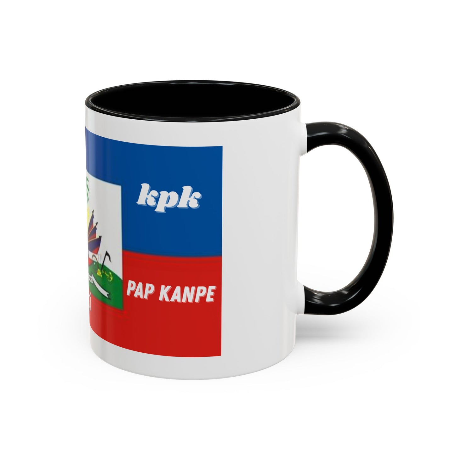 Coffee Mug, Haitian Coffee KPK Kanal La Pap Kanpe Design, Tea Cup, Ceramic Mug, Hot Beverage Mug, Kitchen Decor, Office Mug, Unique Gift