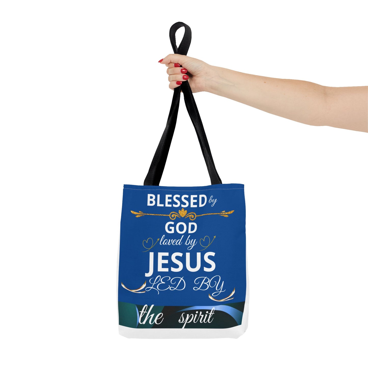 Christian Mom Tote Bag, Trusting God In All Of It, Thankful Blessed, Religious Gift, Inspirational Handbag, Bolso de mano inspirador