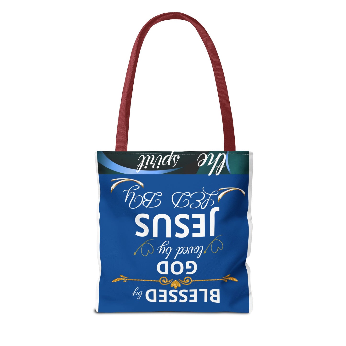 Christian Mom Tote Bag, Trusting God In All Of It, Thankful Blessed, Religious Gift, Inspirational Handbag, Bolso de mano inspirador