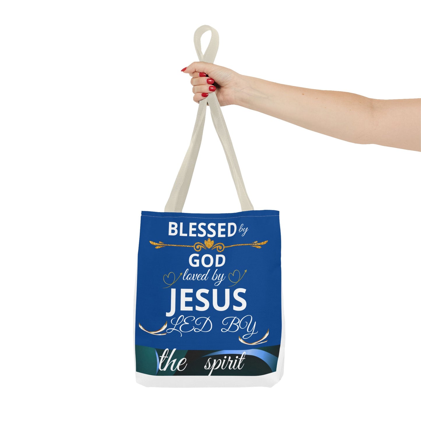 Christian Mom Tote Bag, Trusting God In All Of It, Thankful Blessed, Religious Gift, Inspirational Handbag, Bolso de mano inspirador