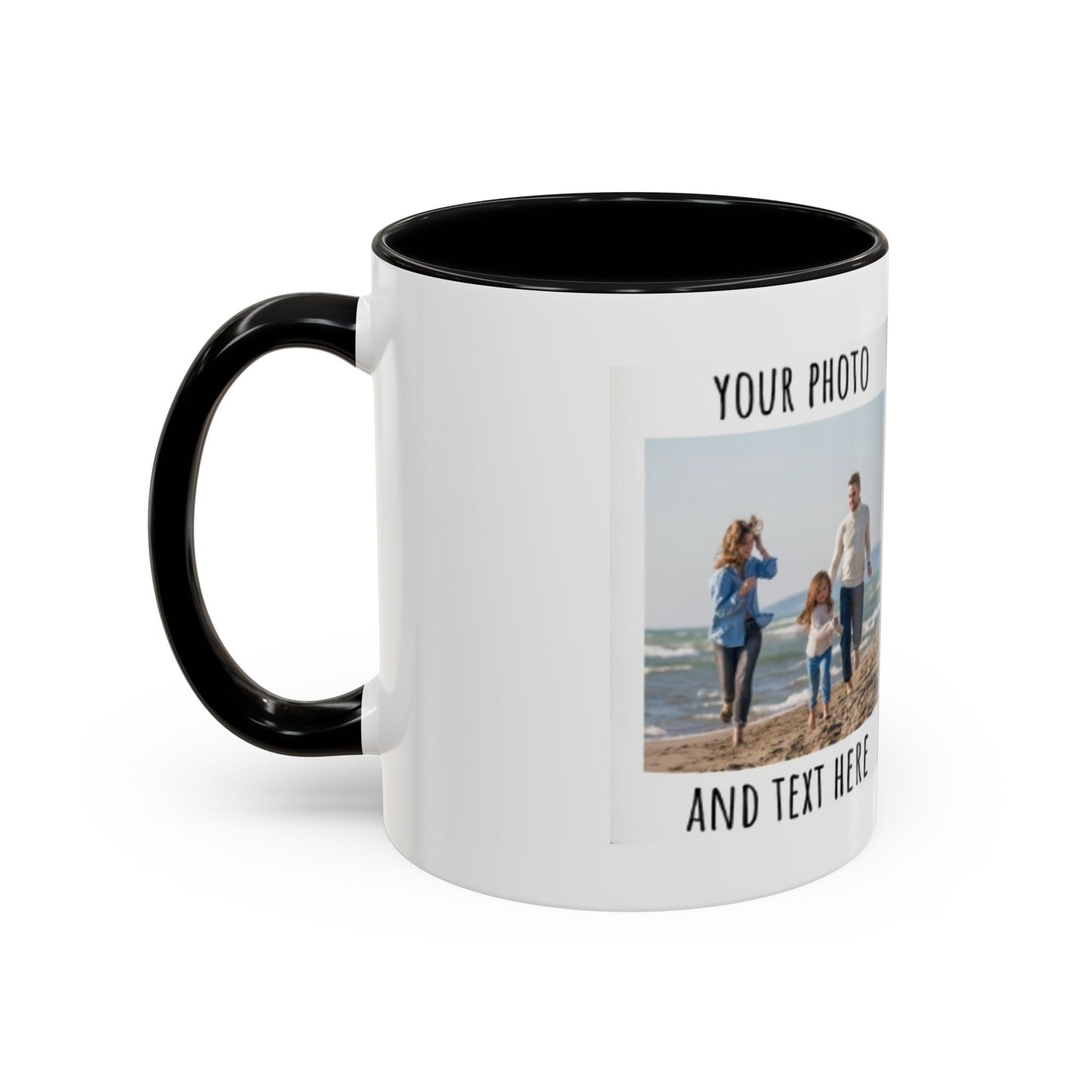 Couple Accent Coffee Mug - Family's Gift, Wife and Husband Present, Girlfriend Vibes, 11oz, 15oz, Love Mug, Personalized Mug, Ceramic Mug