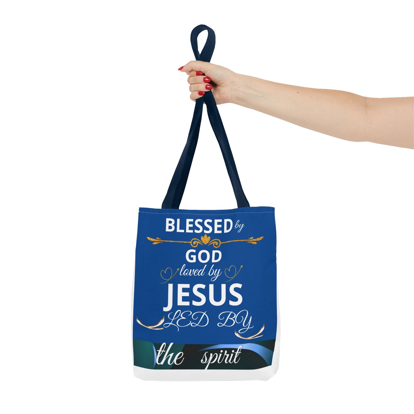 Christian Mom Tote Bag, Trusting God In All Of It, Thankful Blessed, Religious Gift, Inspirational Handbag, Bolso de mano inspirador