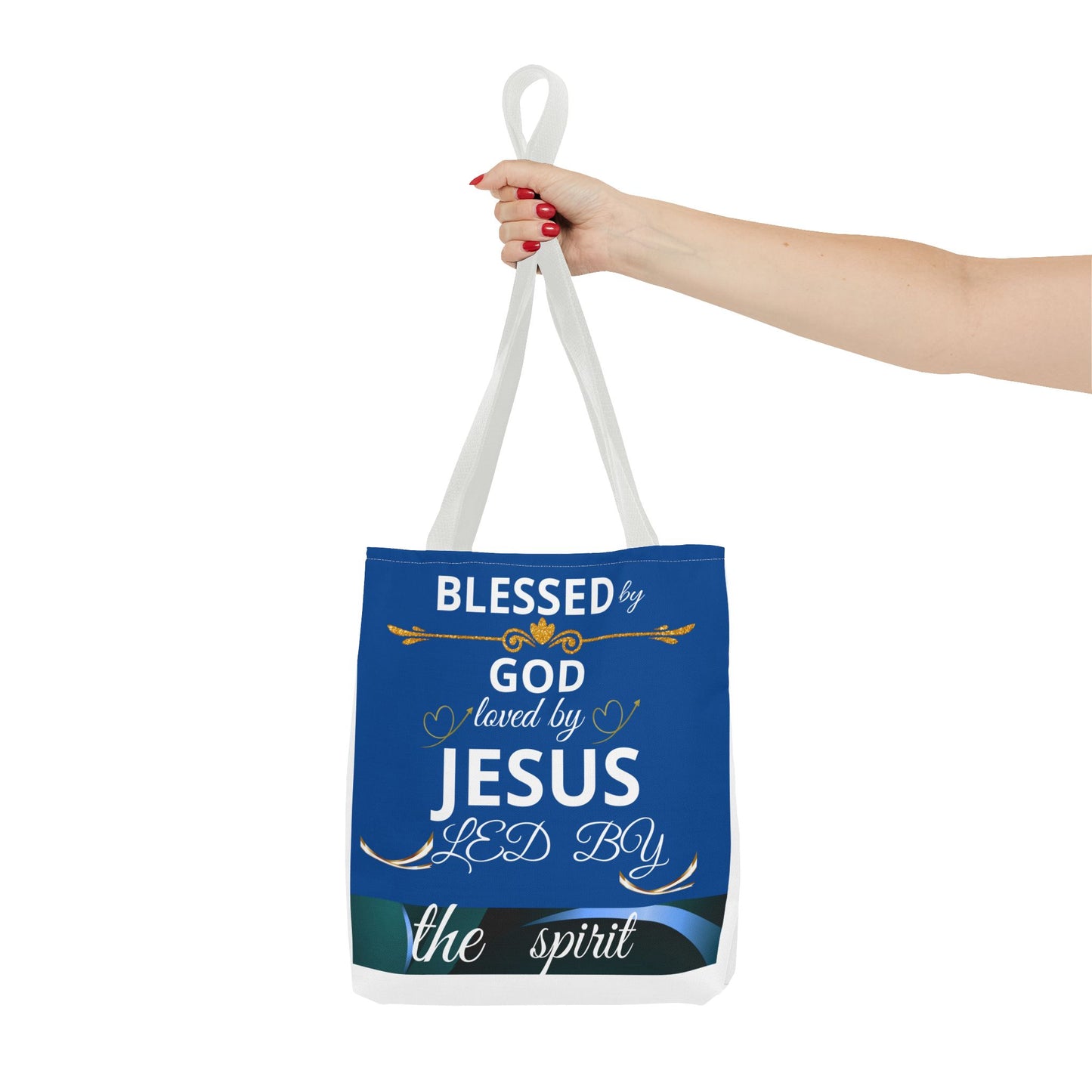 Christian Mom Tote Bag, Trusting God In All Of It, Thankful Blessed, Religious Gift, Inspirational Handbag, Bolso de mano inspirador