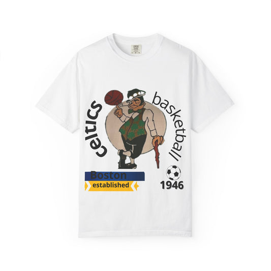 Boston Celtics Legends Tribute Unisex T-shirt - Comfort Colors Tee for Adults and Teens, Espíritu, Sports Fan Apparel, Basketball Gift,