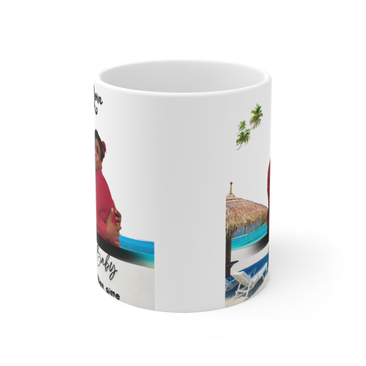 Personalized Love Mug, 11oz Coffee Cup, Romantic Gift for Couples, Customizable Relationship Keepsake, Birthday/Anniversary Mug