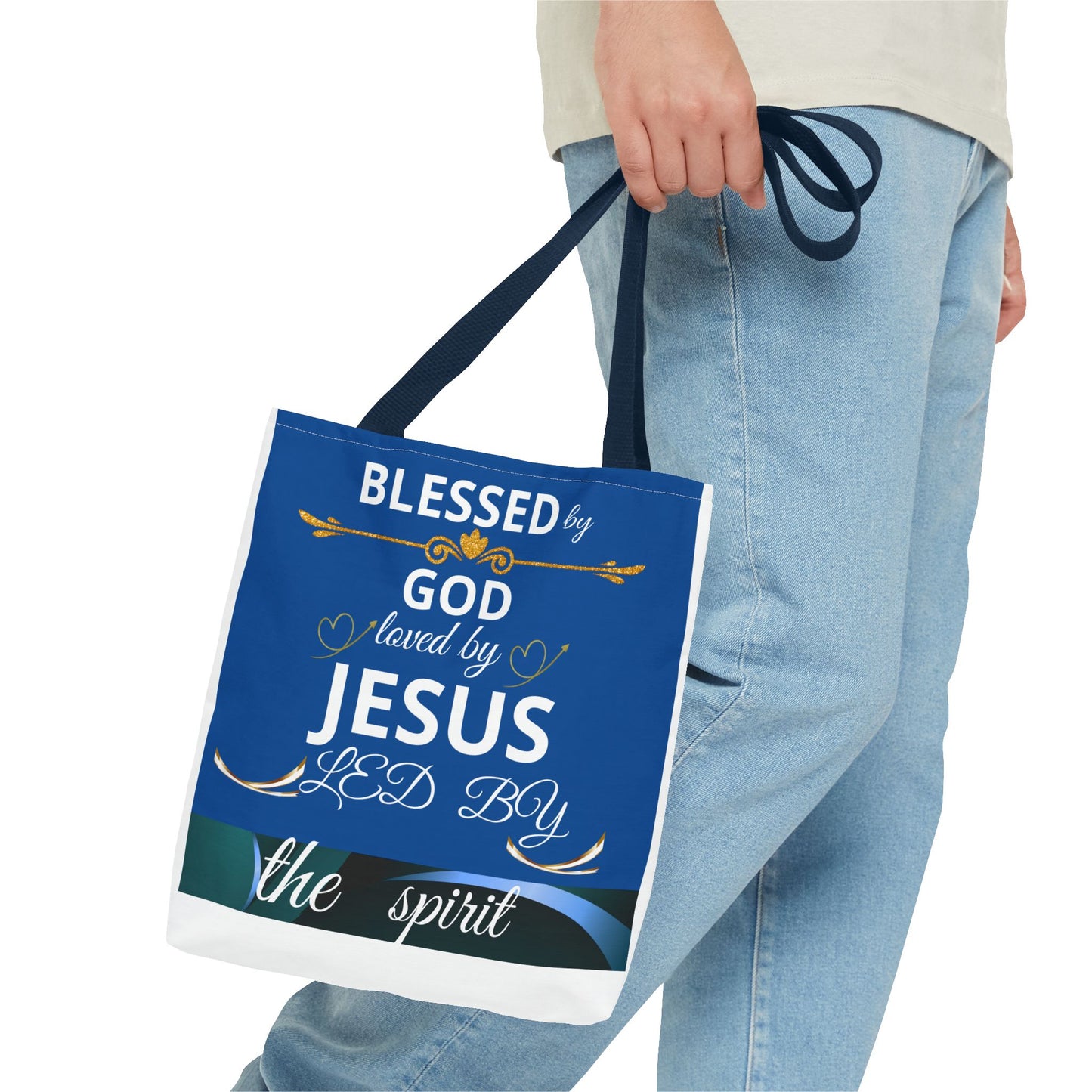 Christian Mom Tote Bag, Trusting God In All Of It, Thankful Blessed, Religious Gift, Inspirational Handbag, Bolso de mano inspirador