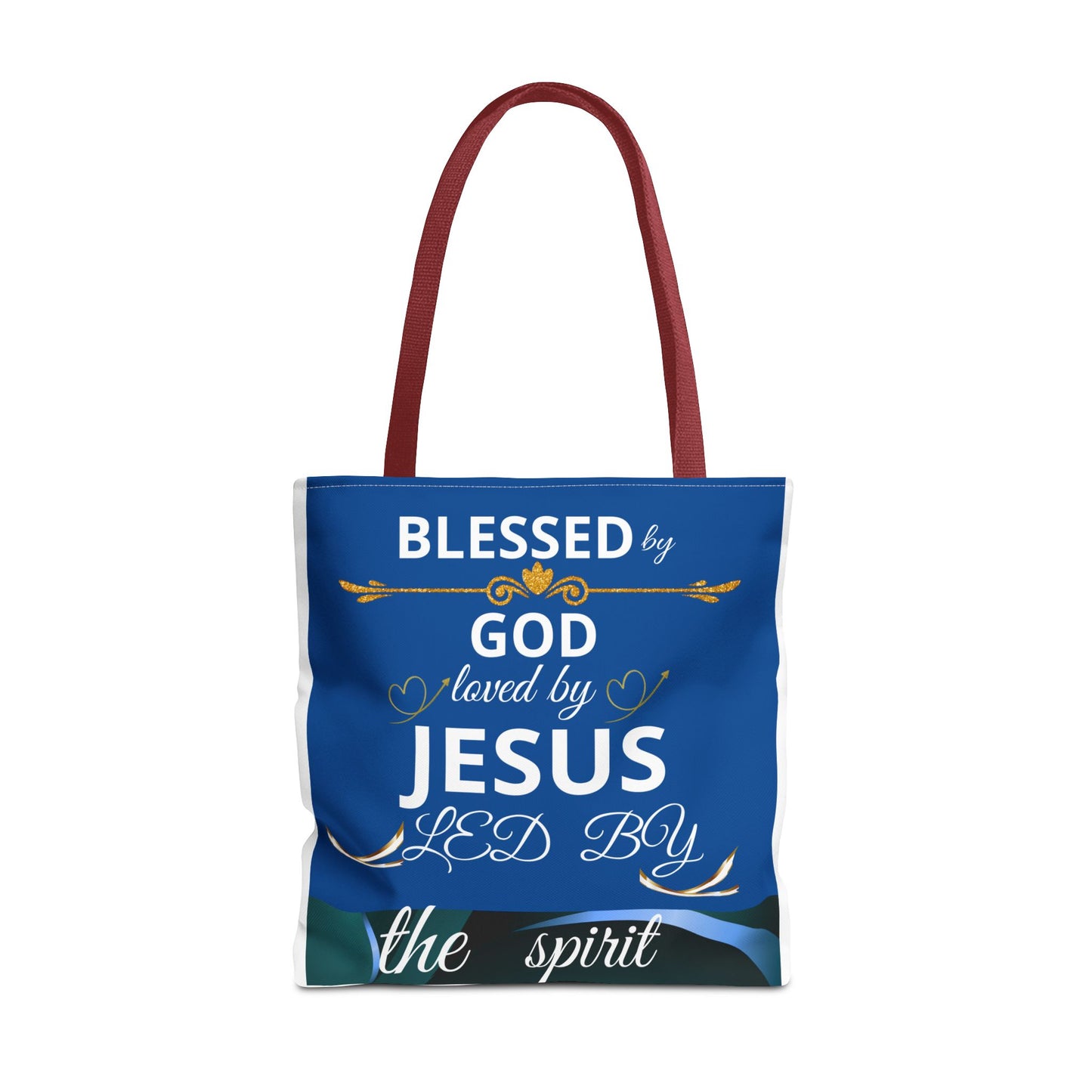 Christian Mom Tote Bag, Trusting God In All Of It, Thankful Blessed, Religious Gift, Inspirational Handbag, Bolso de mano inspirador