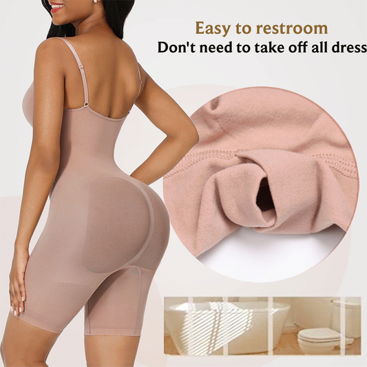 "Faja Moldeadora Plus Size Seamless – Corset de Cuerpo Completo con Control de Abdomen y Efecto Levanta Glúteos"