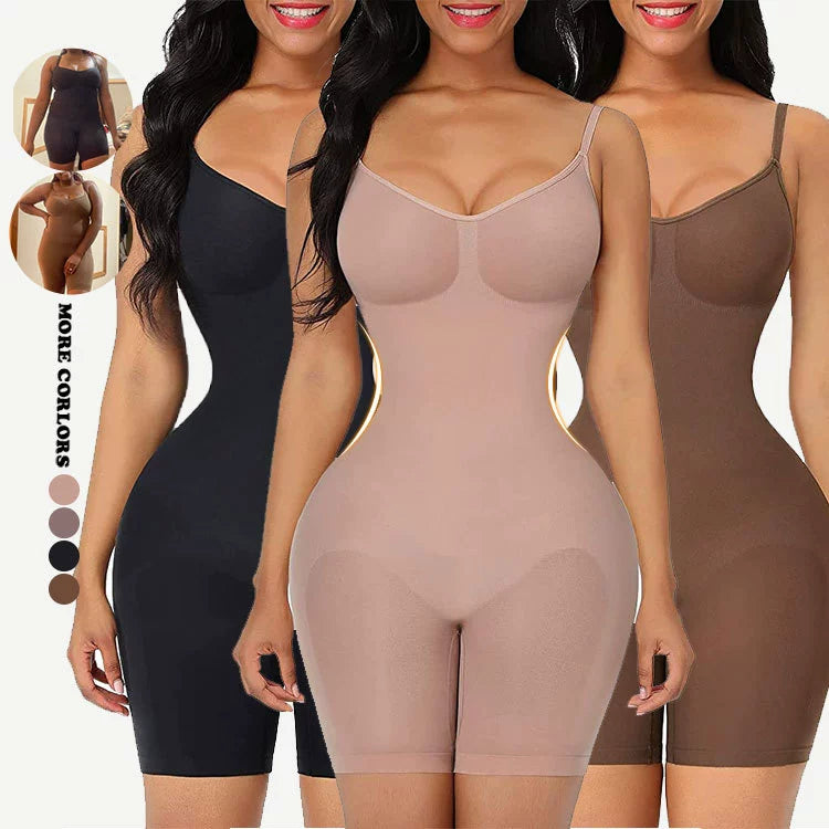 "Faja Moldeadora Seamless Plus Size – Corset de Cuerpo Completo con Efecto Levanta Glúteos y Control de Abdomen"
