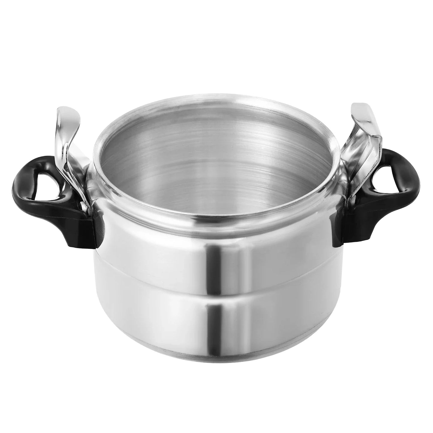 Aluminum Alloy Pressure Cooker, 3L Capacity, Silicone Seal, Round Shape, High-Pressure Safety Valve, Easy to Clean, Perfect for