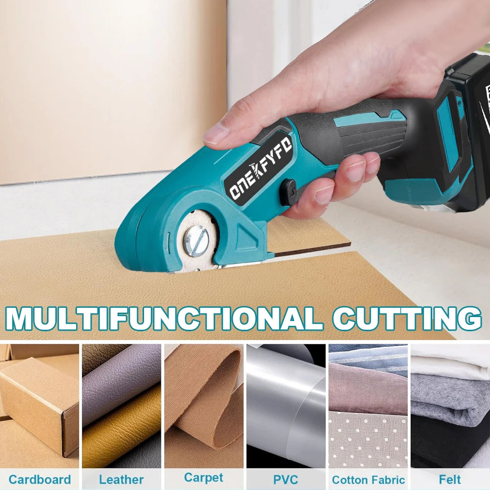 Brushless Cordless Electric Scissors Cardboard Cutter fit Box Carpet Fabric Plastic Leather Cutting Tool for Makita 18V Battery