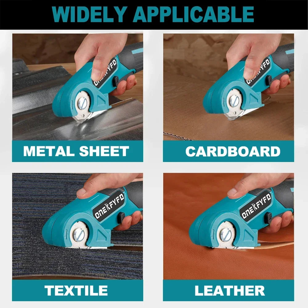 Brushless Cordless Electric Scissors Cardboard Cutter fit Box Carpet Fabric Plastic Leather Cutting Tool for Makita 18V Battery